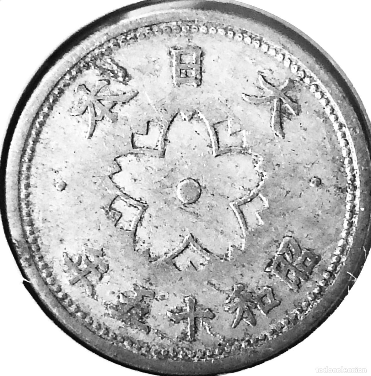 Old Coins of Asia: JAPON (1926-1950) - 10 SEN Yr15 (1940) - HIROHITO (SHOWA) - F - 1,50 GR. ALUMINIO - DIAMETRO 22 mm