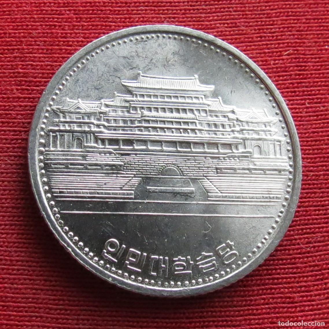 Monedas antiguas de Asia: Corea del Norte 1 won 1987 KM# 18 Lt 1367 Korea Coreia