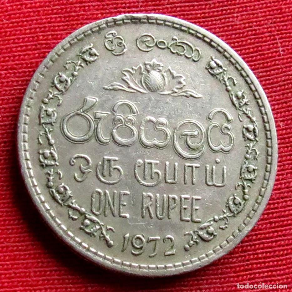 Monedas antiguas de Asia: Sri Lanka 1 rupee 1972