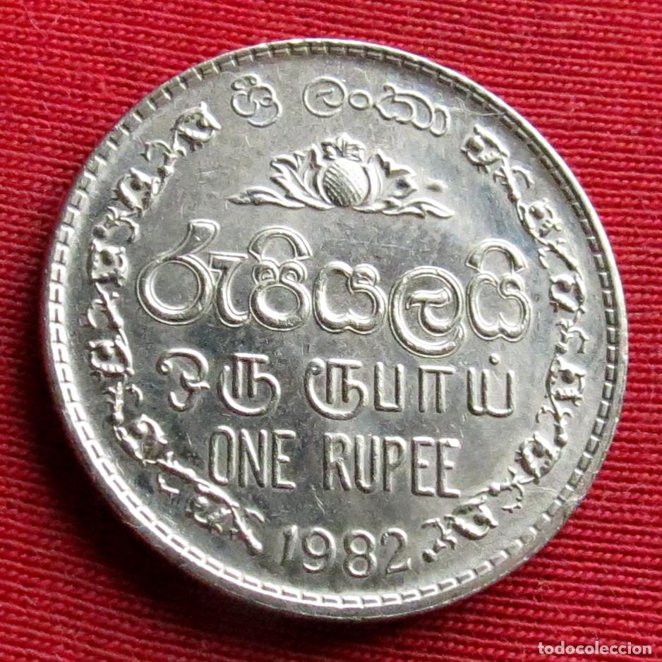 Monedas antiguas de Asia: Sri Lanka 1 rupee 1982