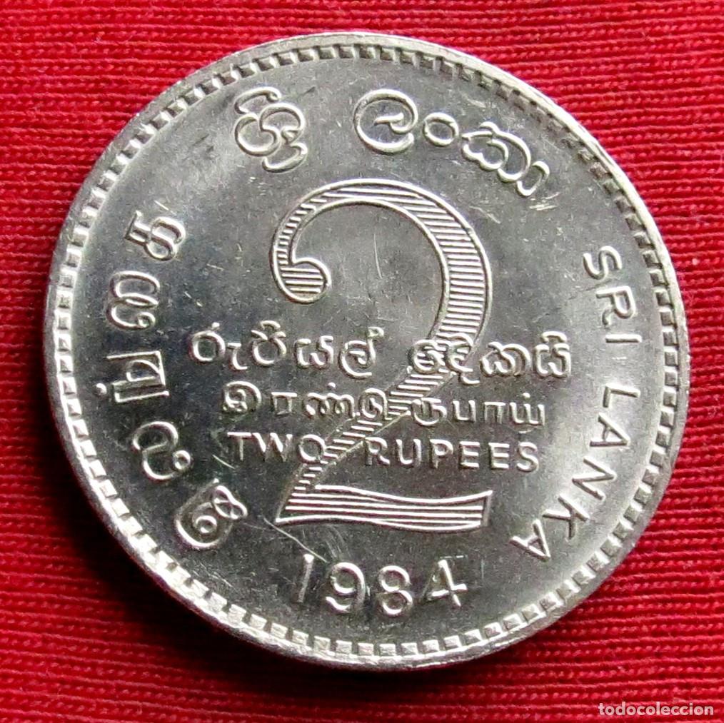 Monedas antiguas de Asia: Sri Lanka 2 rupees 1984