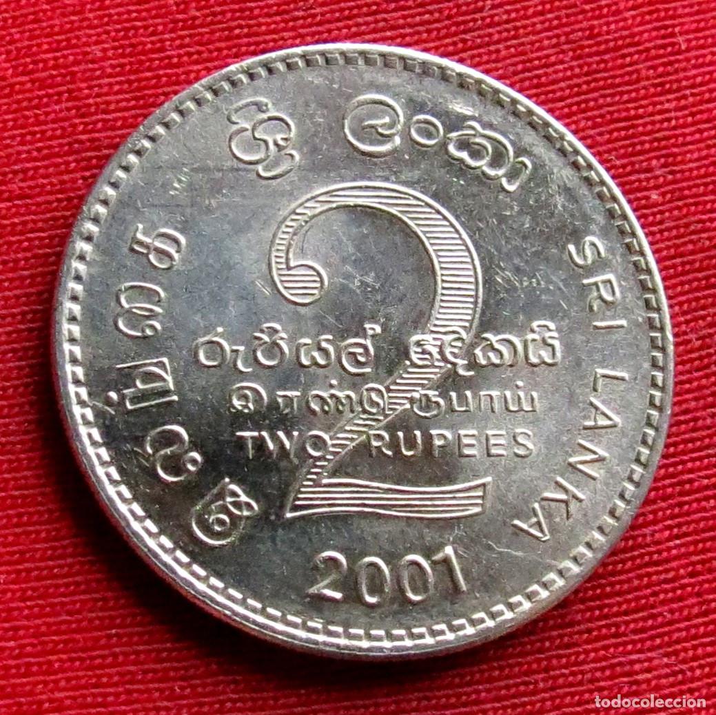Monedas antiguas de Asia: Sri Lanka 2 rupees 2001