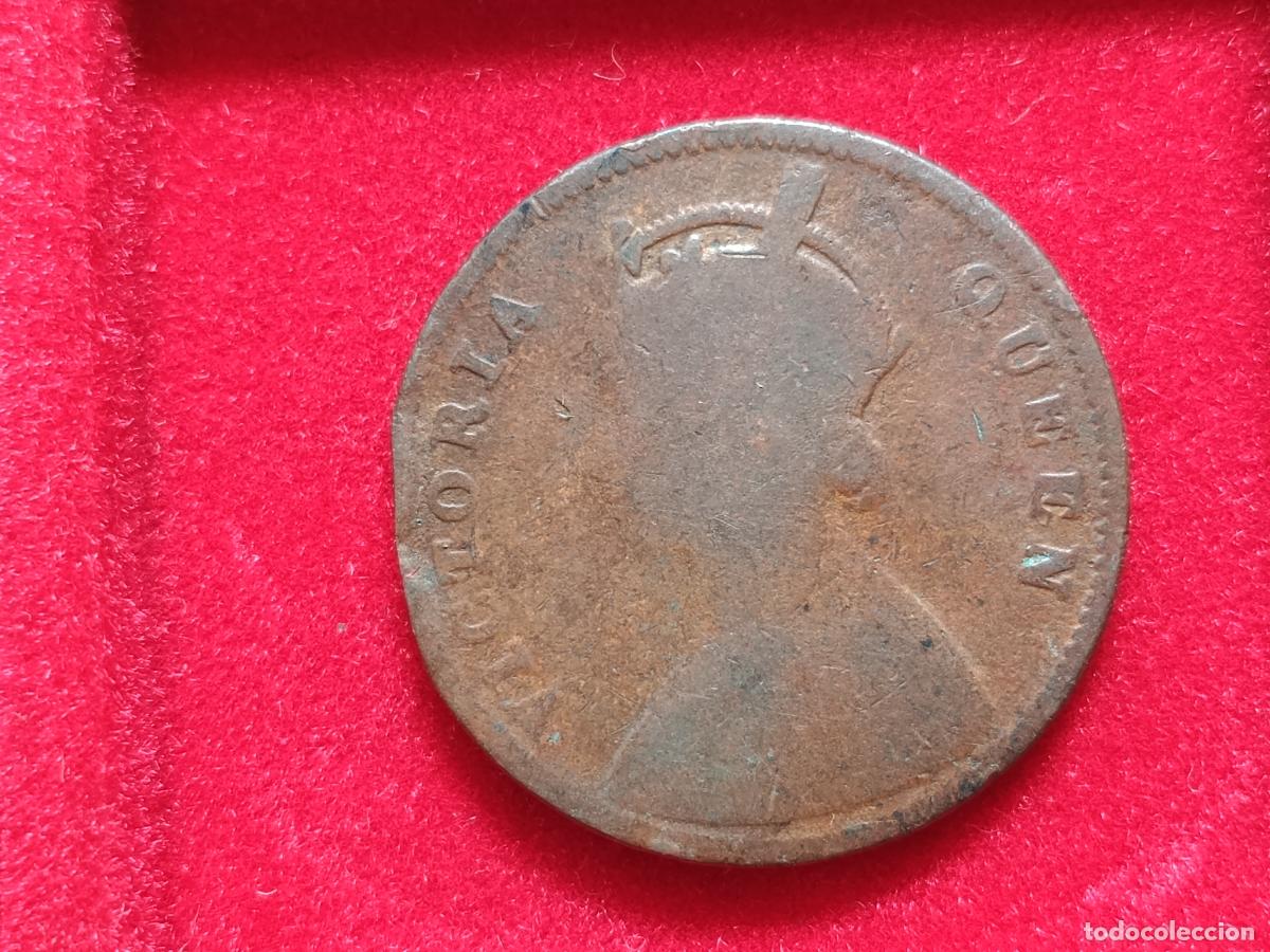 Monedas antiguas de Asia: 1/4 DE ANNA 1862 INDIA