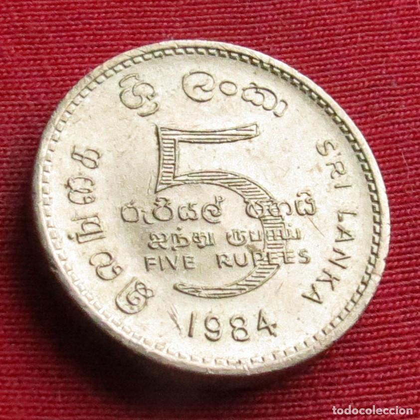 Monedas antiguas de Asia: Sri Lanka 5 rupees 1984