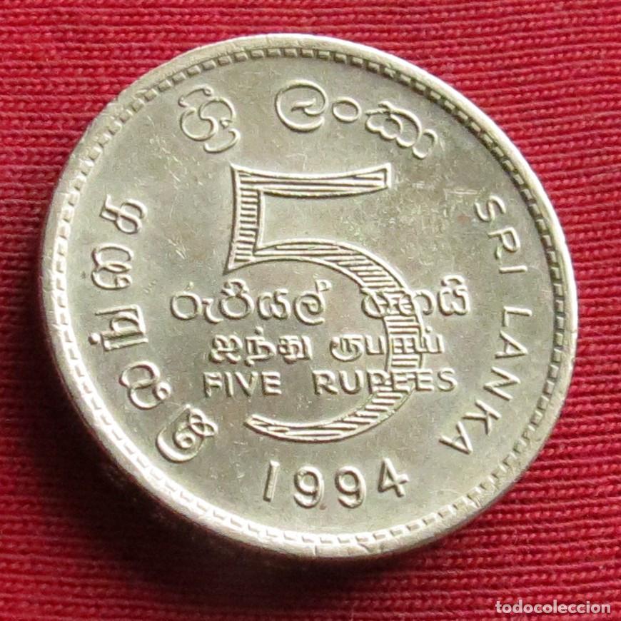 Monedas antiguas de Asia: Sri Lanka 5 rupees 1994 - Foto 1