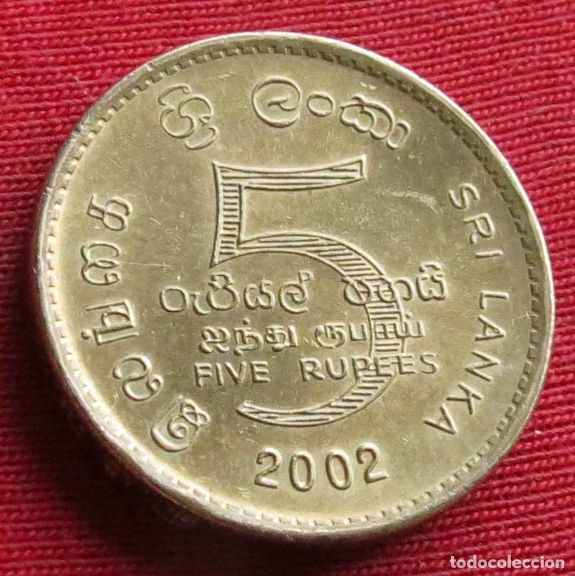 Monedas antiguas de Asia: Sri Lanka 5 rupees 2002