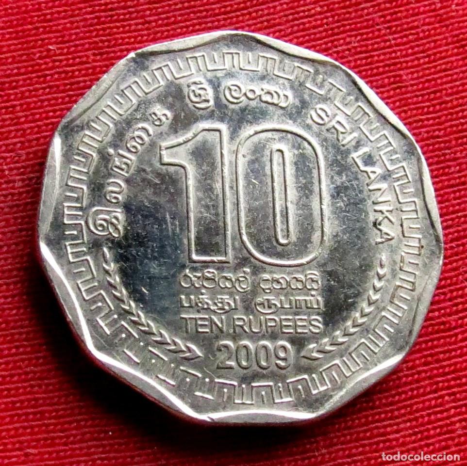 Monedas antiguas de Asia: Sri Lanka 10 rupees 2009