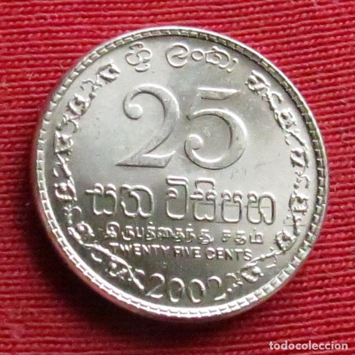 Monedas antiguas de Asia: Sri Lanka 25 cents 2002