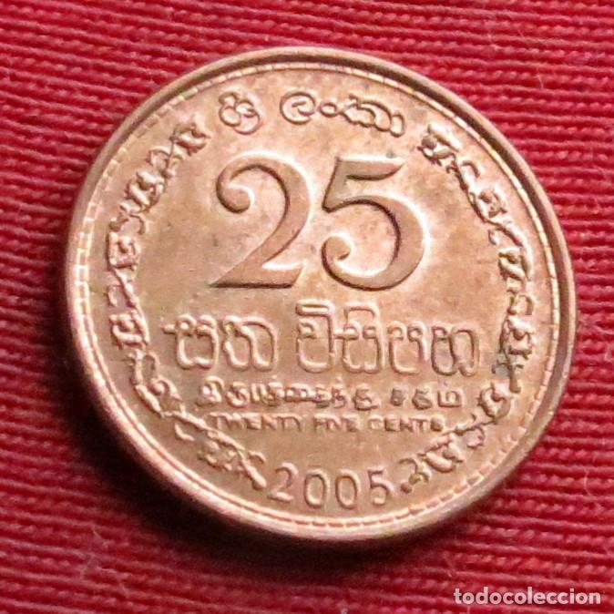Monedas antiguas de Asia: Sri Lanka 25 cents 2005