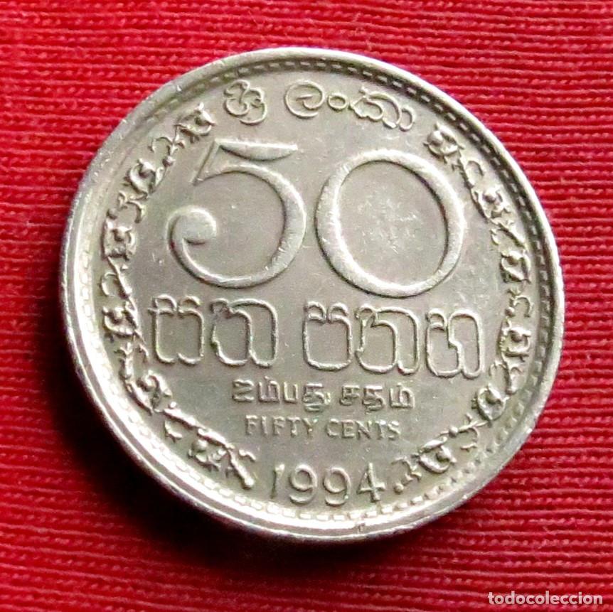 Monedas antiguas de Asia: Sri Lanka 50 cents 1994