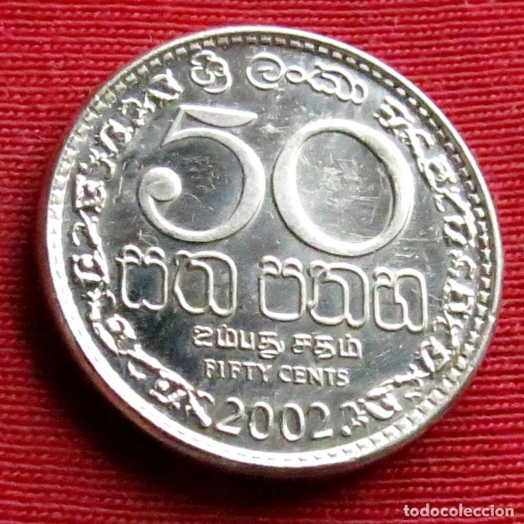 Monedas antiguas de Asia: Sri Lanka 50 cents 2002
