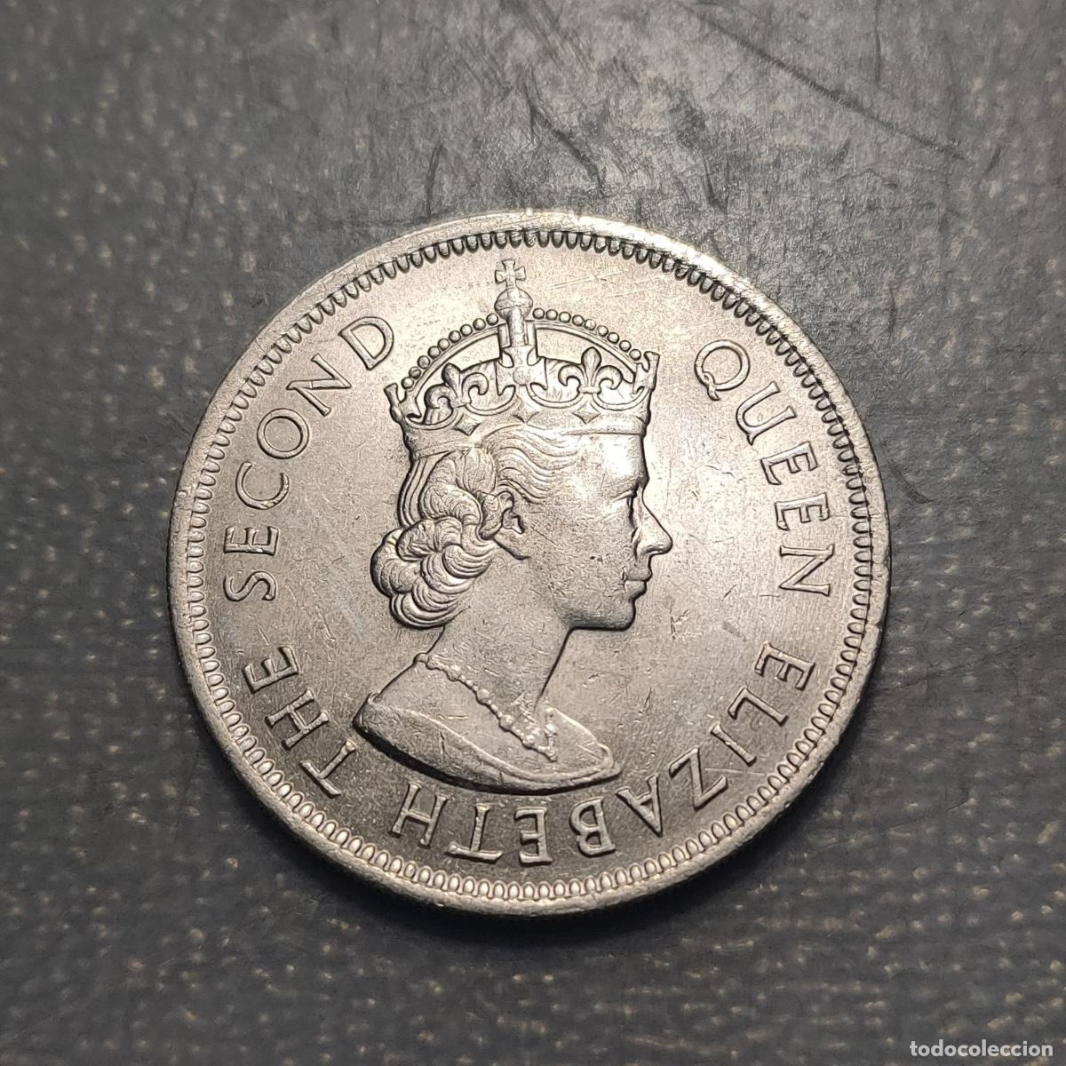 Monedas antiguas de Asia: HONG KONG BRITISH ELIZABETH II 1 DOLLAR 1973 EBC/EBC+