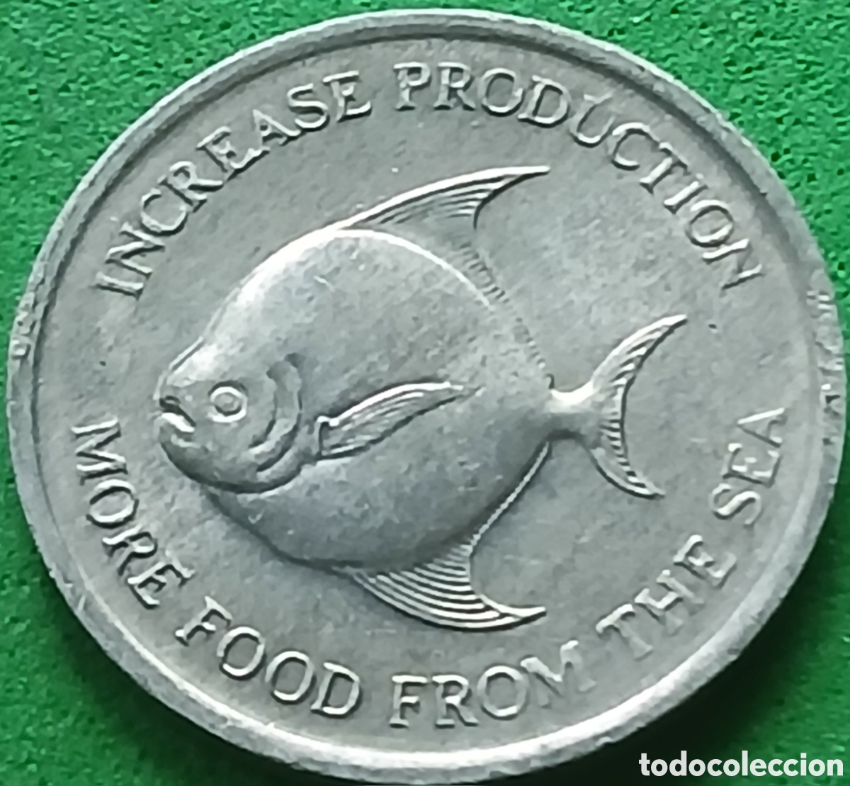 Monedas antiguas de Asia: Singapur 5 cents 1971 km#8