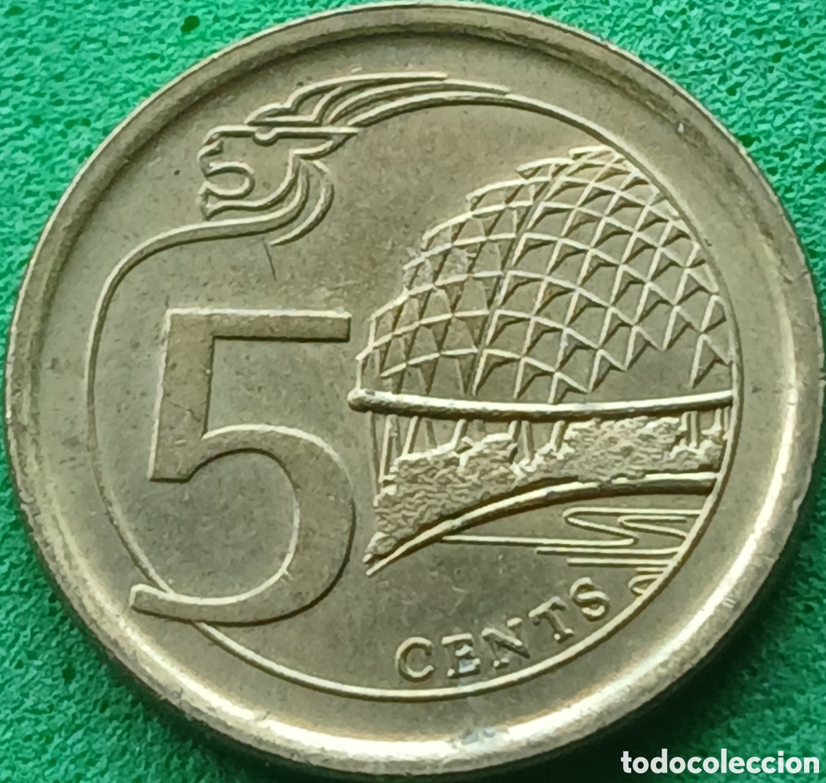 Monedas antiguas de Asia: Singapur 5 cents 2017 km#345