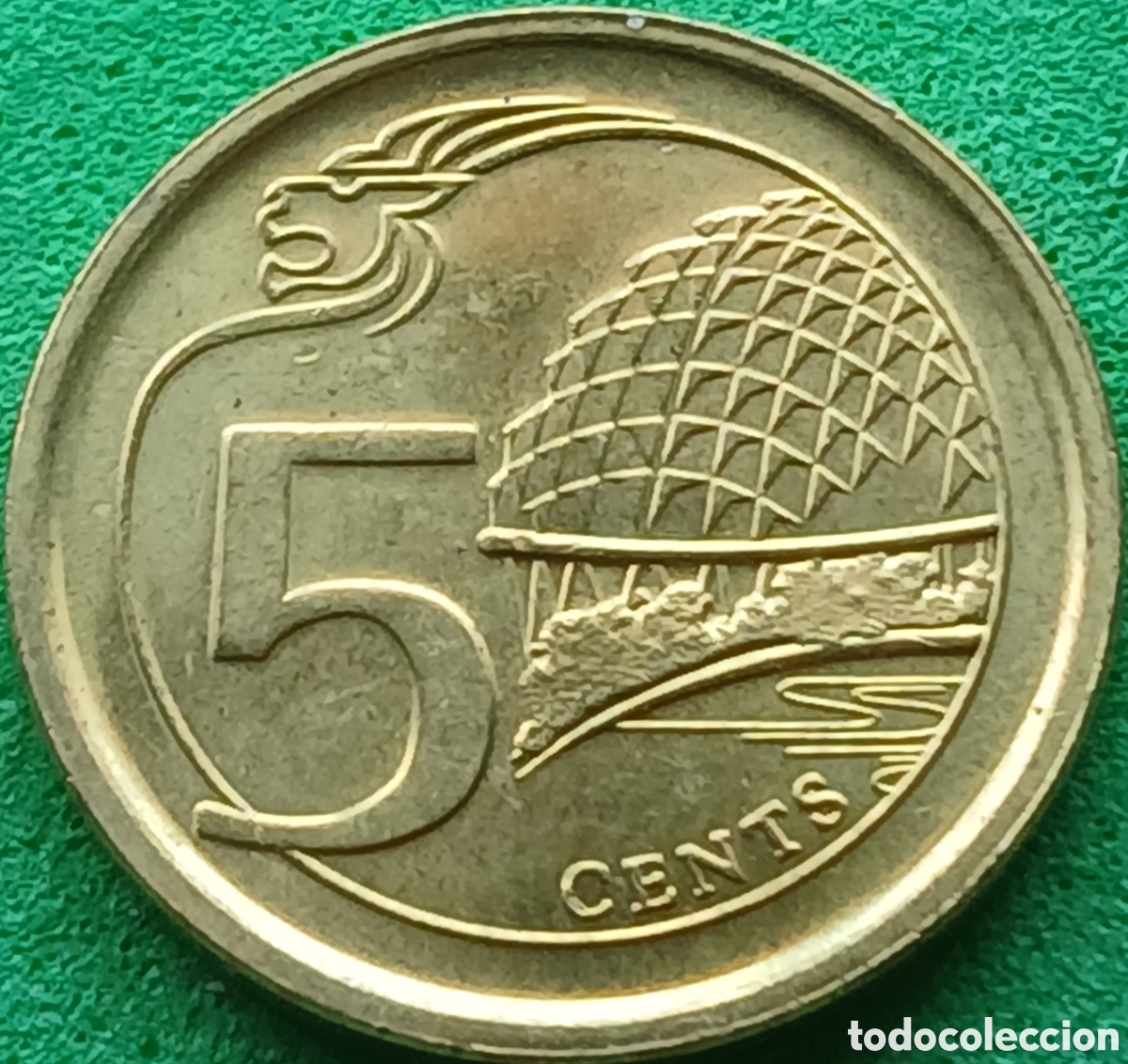 Monedas antiguas de Asia: Singapur 5 cents 2016 km#345