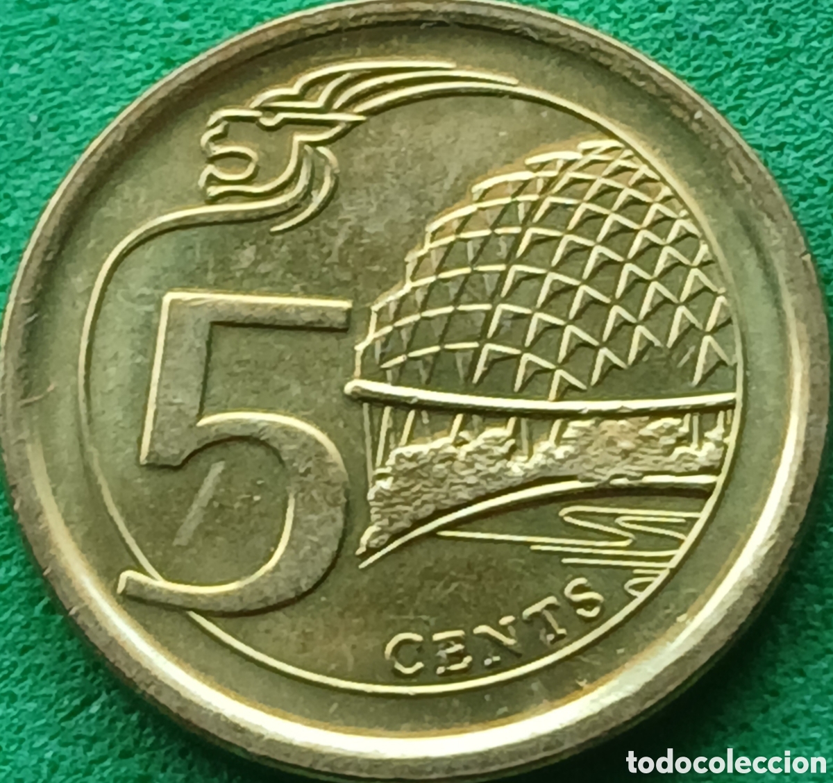 Monedas antiguas de Asia: Singapur 5 cents 2013 km#345