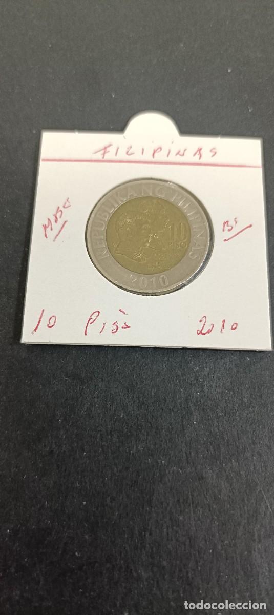 Monedas antiguas de Asia: FILIPINAS 10 PISO 2010 MBC KM=278 (BIMETLICA)