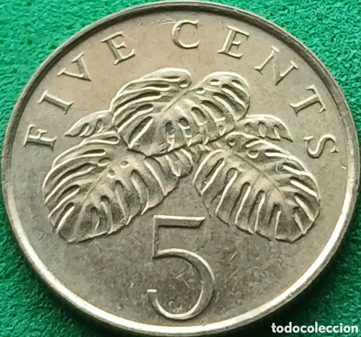 Monedas antiguas de Asia: Singapur 5 cents 1995 km#99