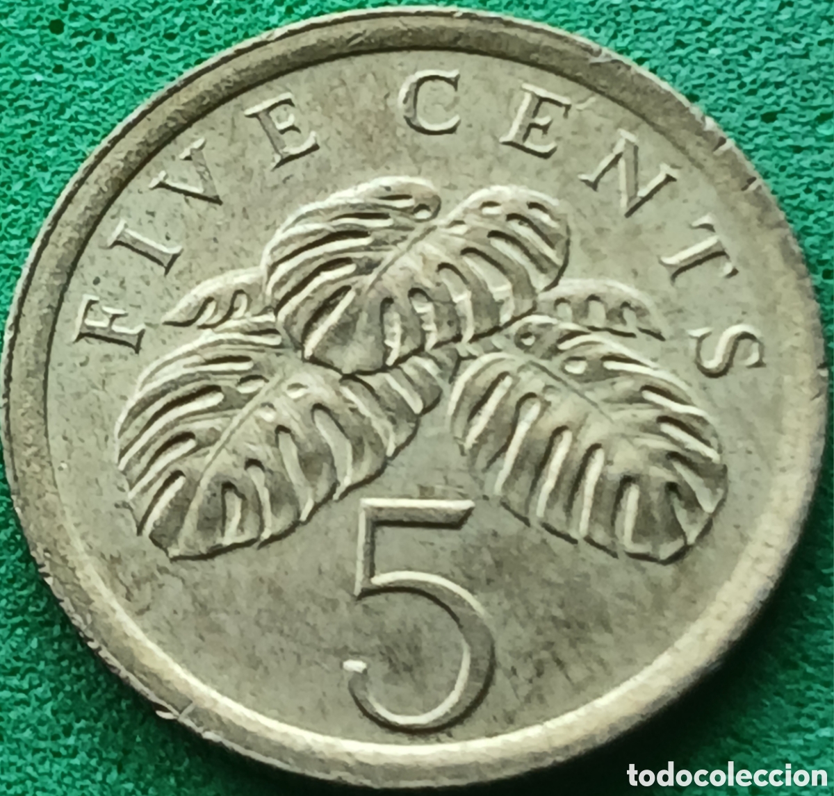 Monedas antiguas de Asia: Singapur 5 cents 1989 km#50