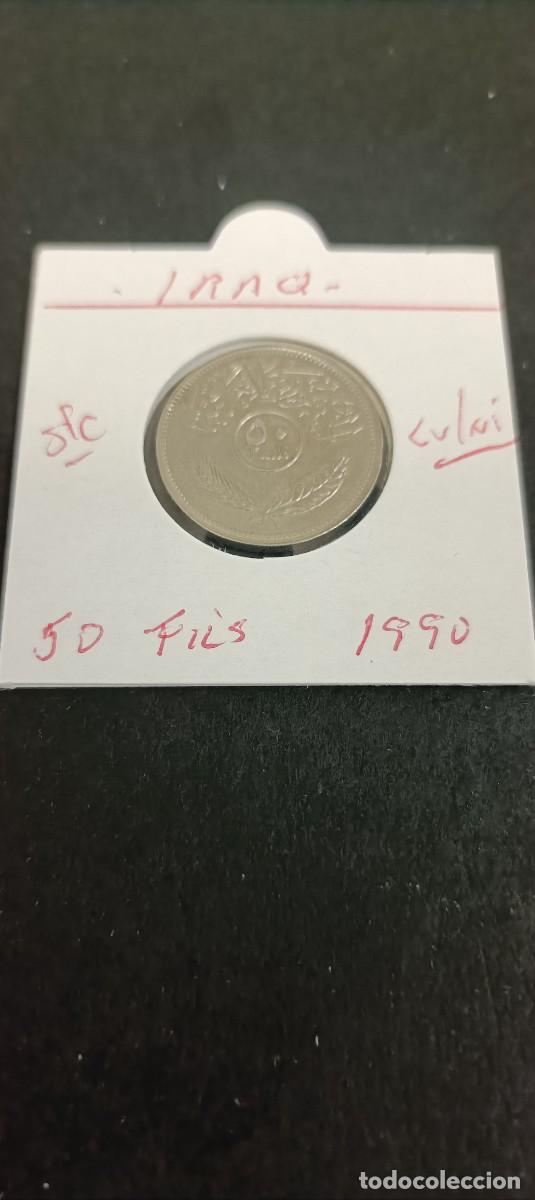 Monedas antiguas de Asia: IRAQ(IRAK) 50 FILS 1990 S/C KM=128 (CUPRONIQUEL)