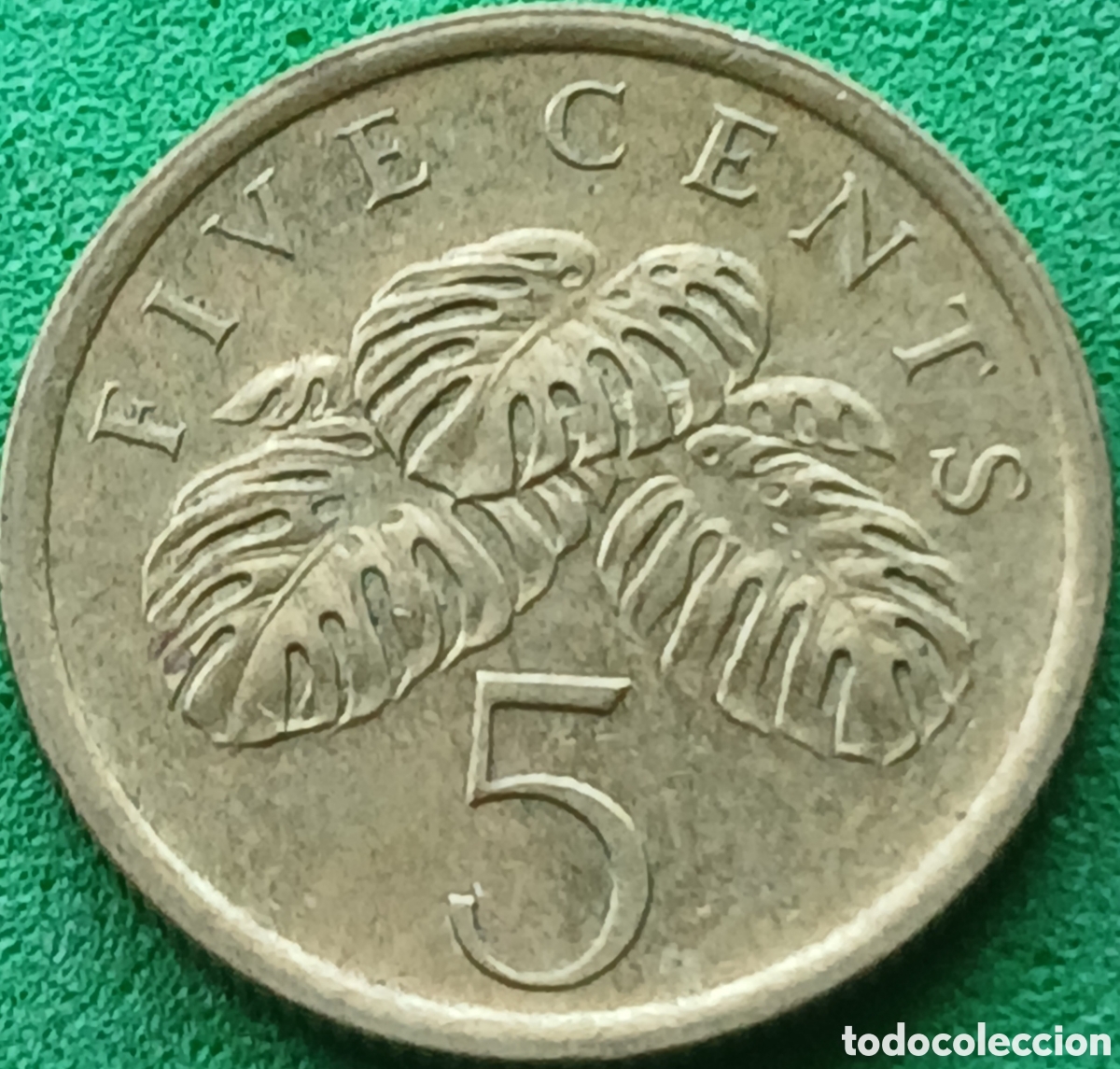 Monedas antiguas de Asia: Singapur 5 cents 1986 km#50