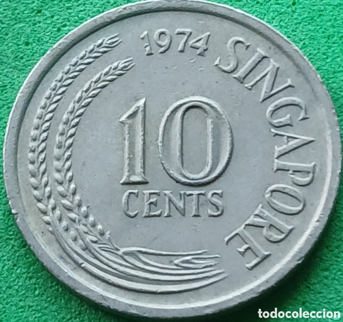 Monedas antiguas de Asia: Singapur 10 cents 1974 km#3