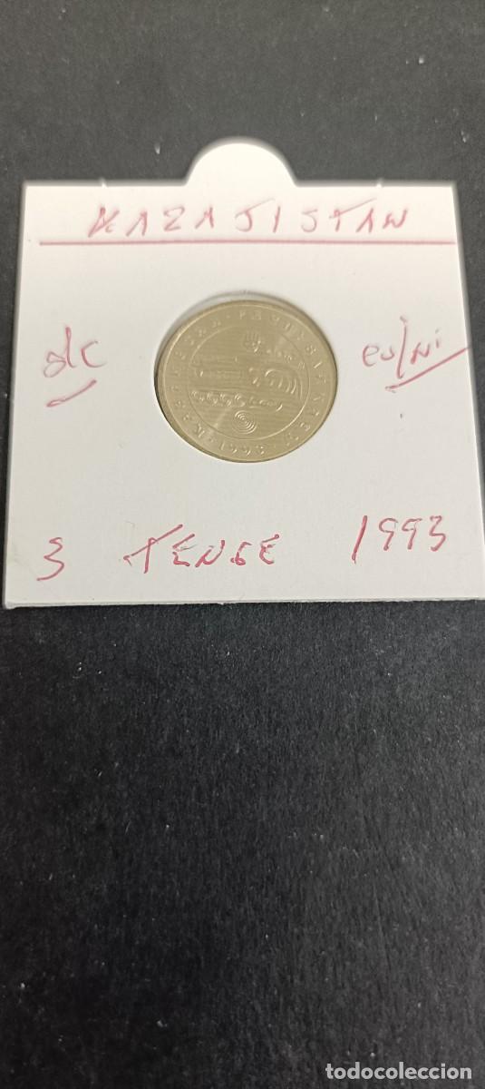 Monedas antiguas de Asia: KAZAJISTAN 3 TENGE 1993 S/C KM=8 (CUPRONIQUEL)