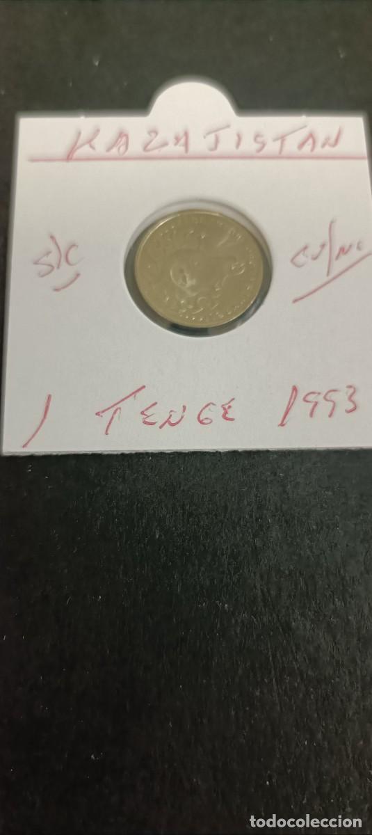 Monedas antiguas de Asia: KAZAJISTAN 1 TENGE 1993 S/C KM=6 (CUPRONIQUEL)