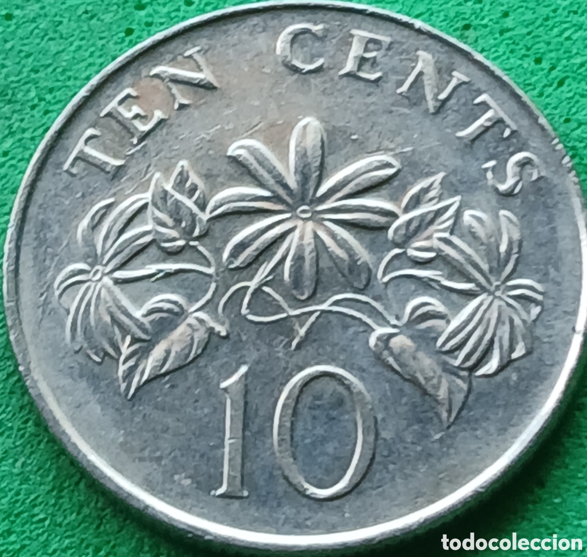 Monedas antiguas de Asia: Singapur 10 cents 2007 km#100