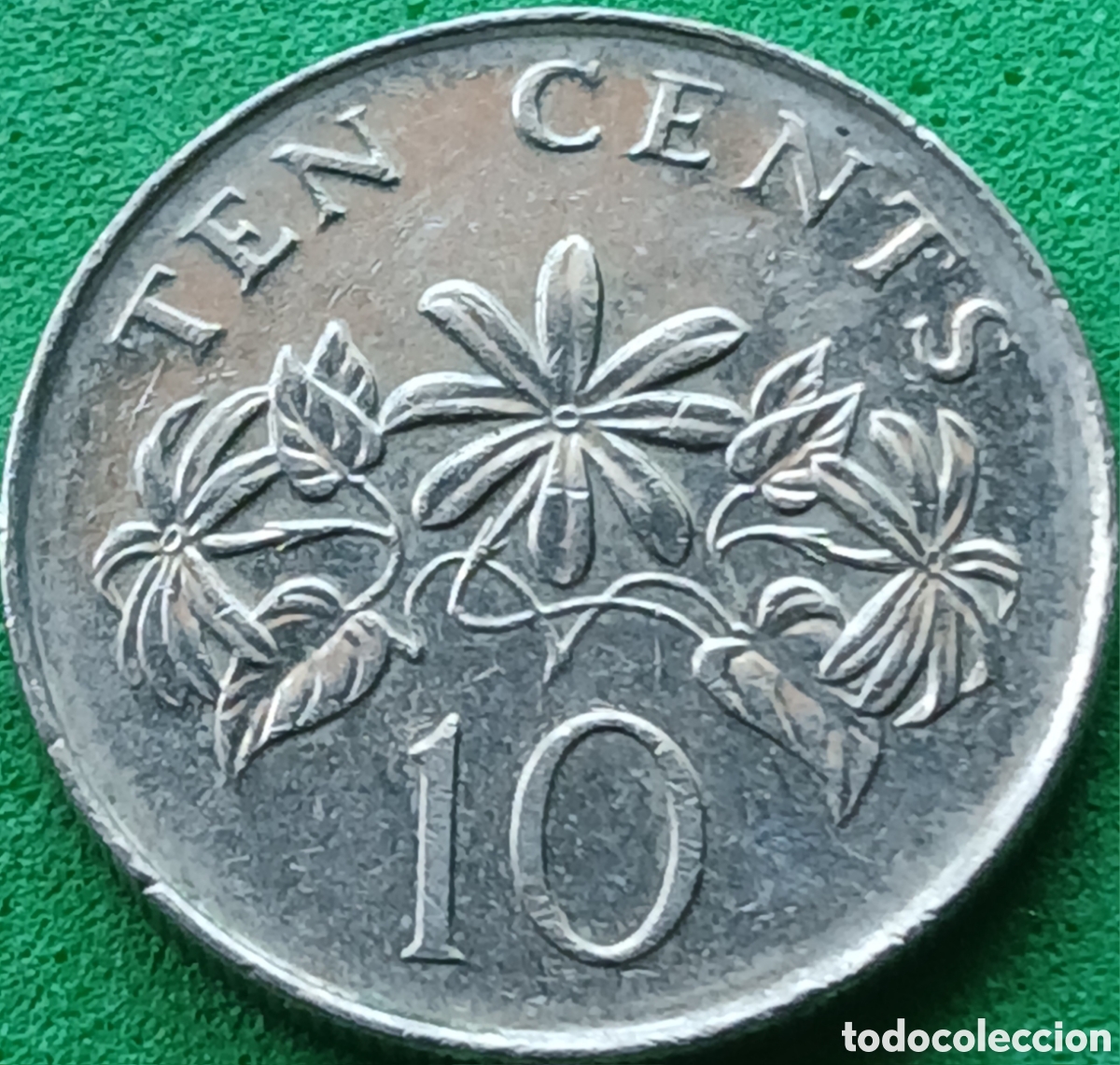Monedas antiguas de Asia: Singapur 10 cents 2011 km#100
