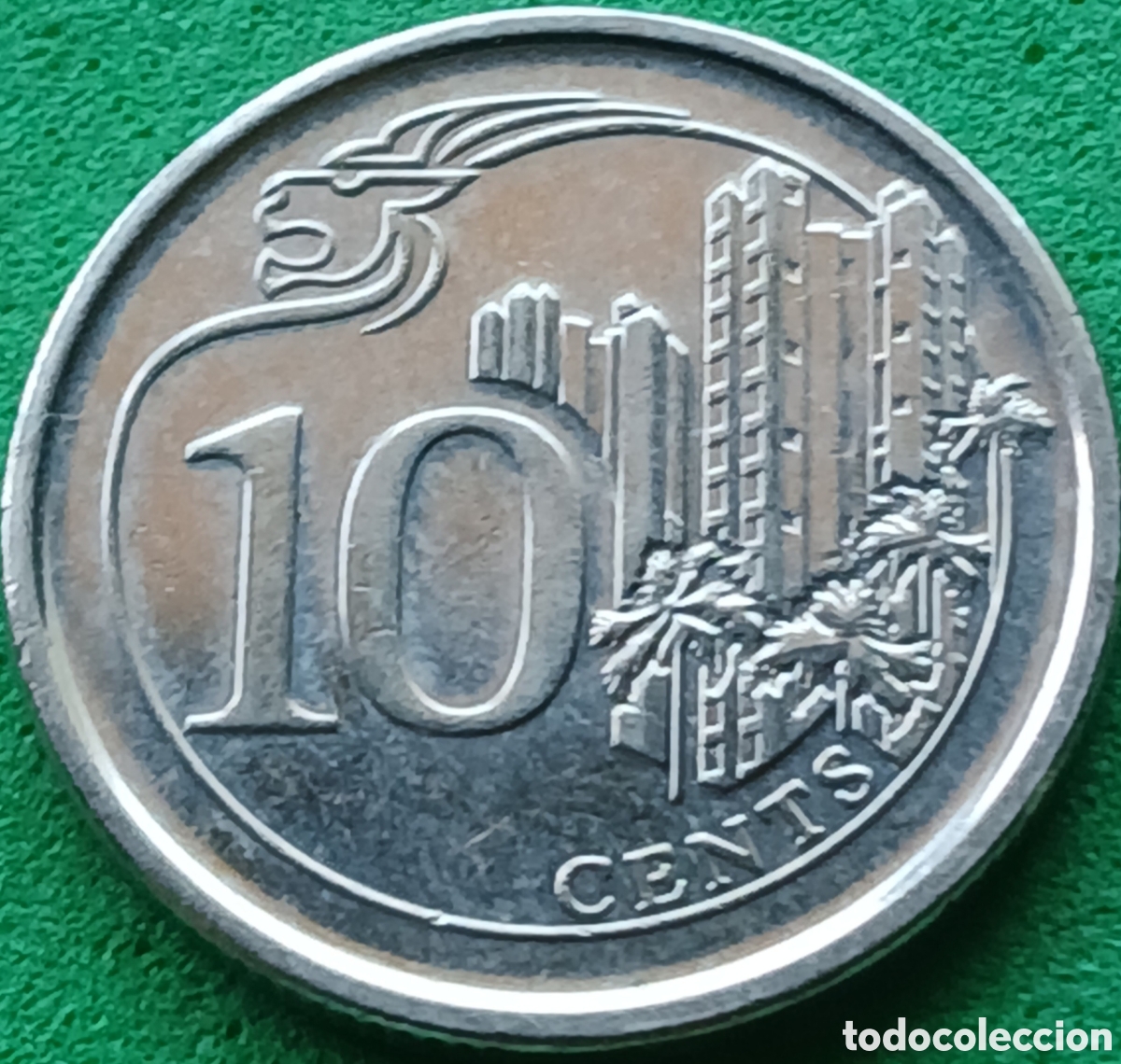 Monedas antiguas de Asia: Singapur 10 cents 2013 km#346