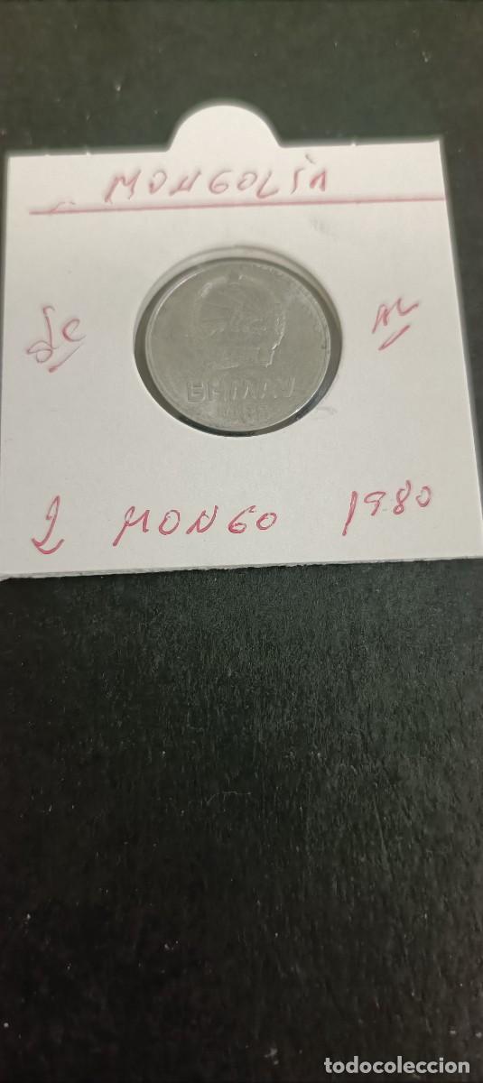 Monedas antiguas de Asia: MONGOLIA 2 MONGO 1980 S/C KM=28 (ALUMINIO)