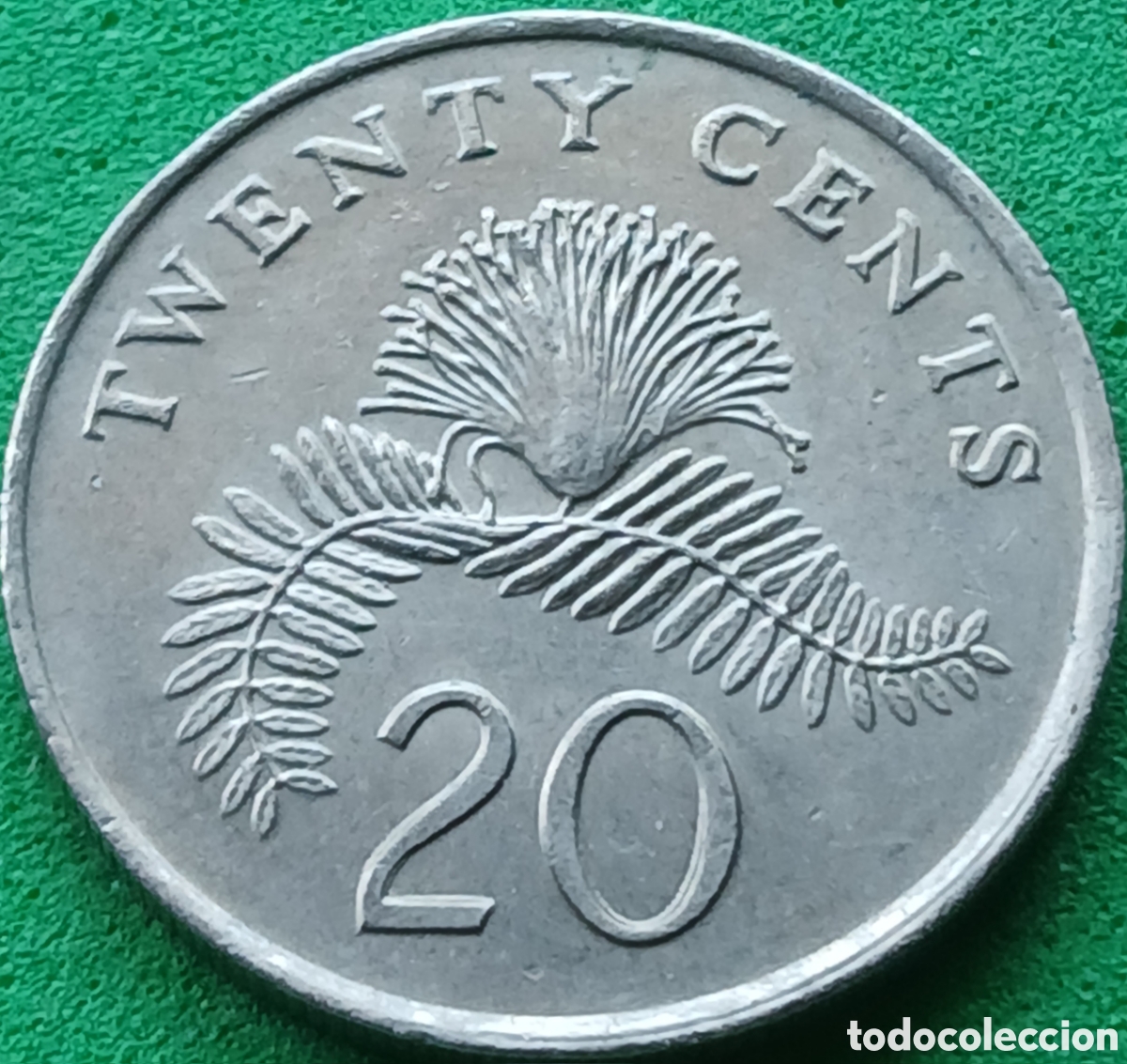 Monedas antiguas de Asia: Singapur 20 cents 1985 km#52