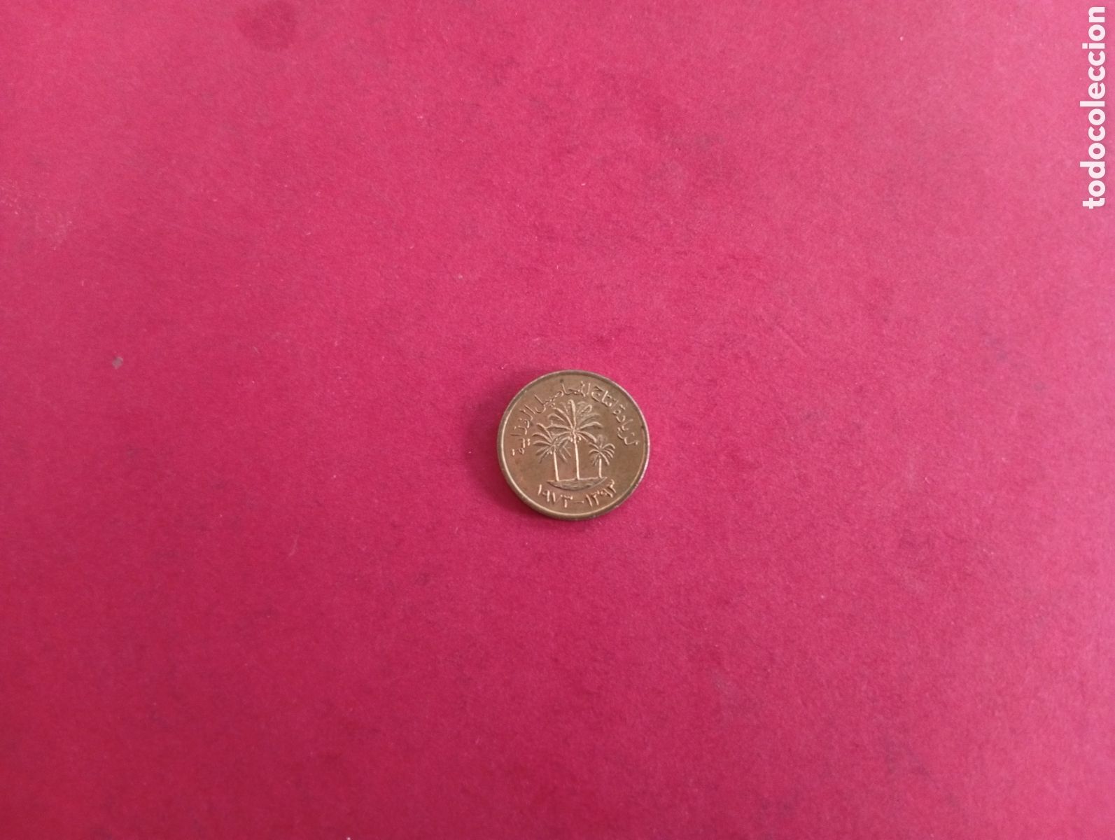 Monedas antiguas de Asia: 1 fil de Emiratos &Aacute;rabes Unidos 1973