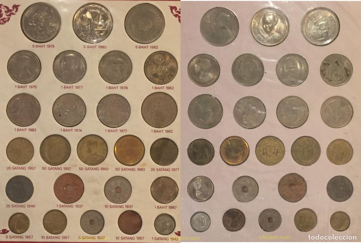 Monedas antiguas de Asia: 2002 TAILANDIA 1970 LOTE 25 MONEDAS DE THAILAND