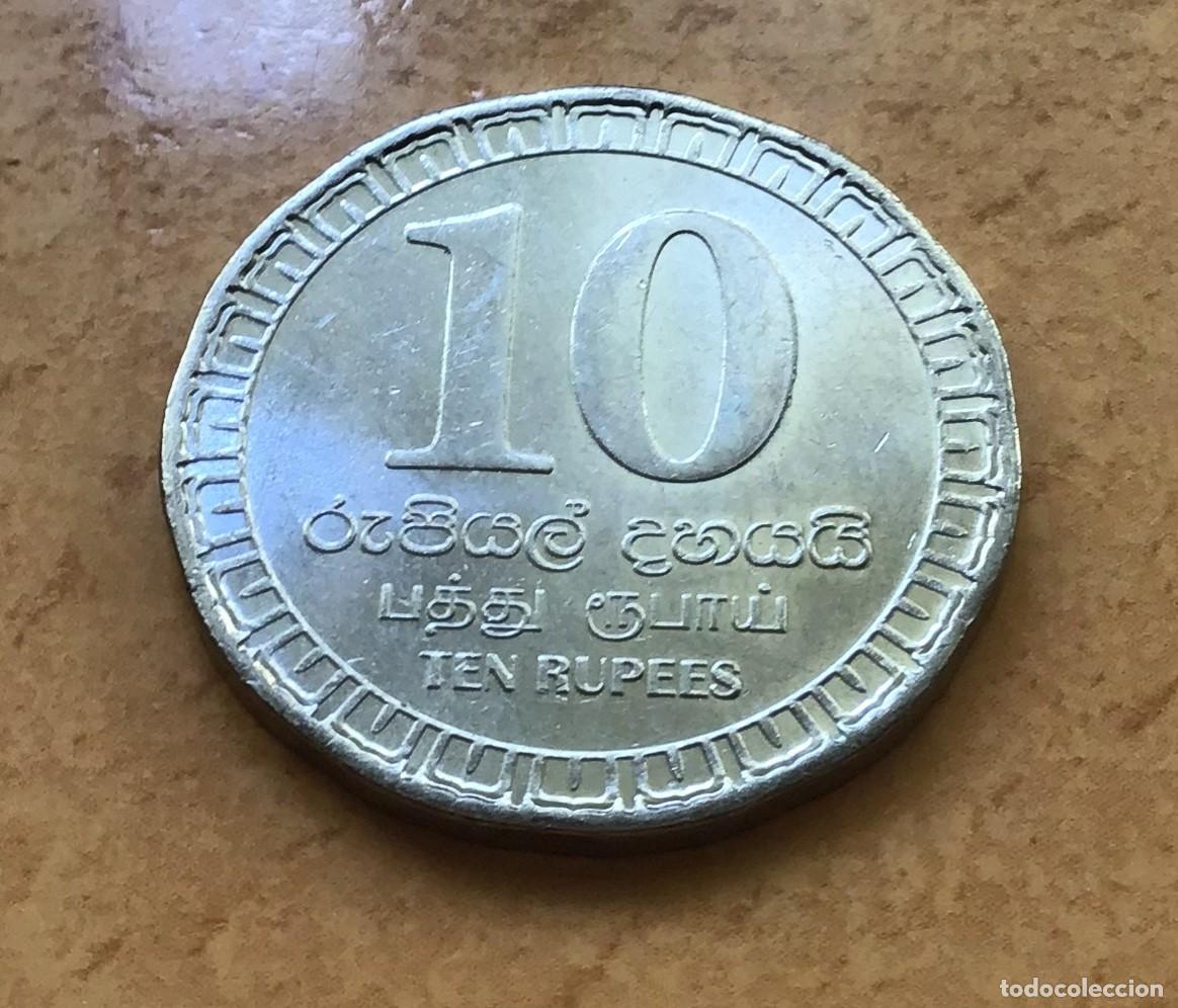 Monedas antiguas de Asia: 10 rupias de Sri Lanka. A&ntilde;o 2017