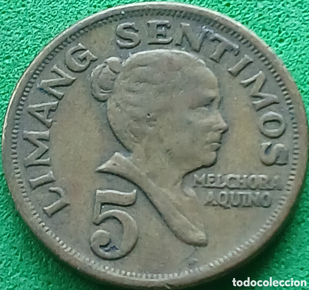 Monedas antiguas de Asia: Filipinas 5 centimos 1968 km#197