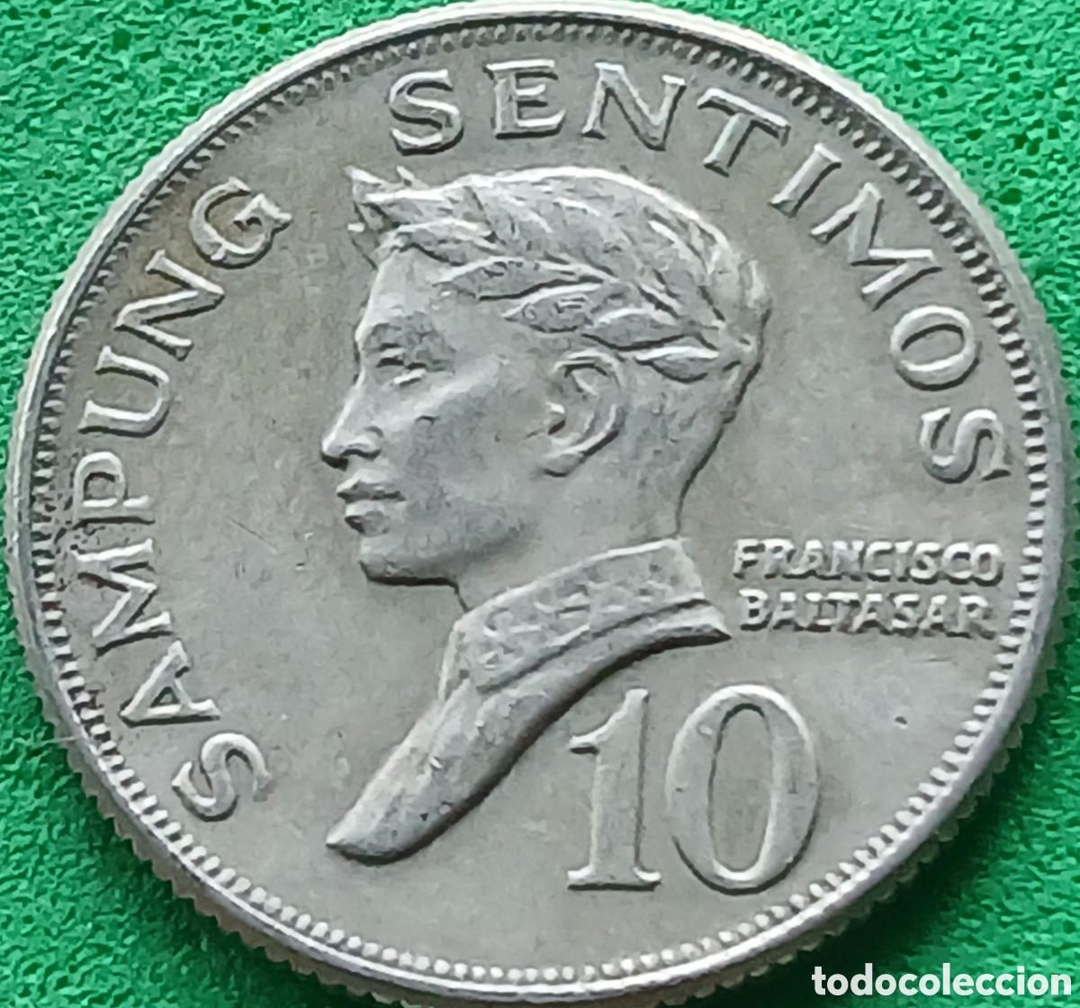 Monedas antiguas de Asia: Filipinas 10 centimos 1968 km#198