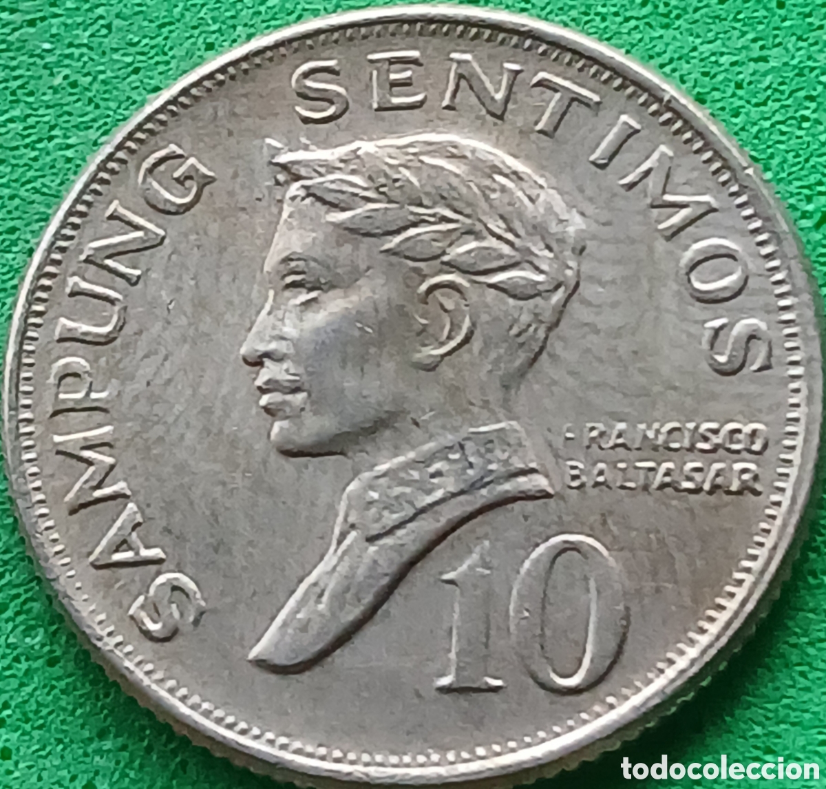 Monedas antiguas de Asia: Filipinas 10 centimos 1970 km#198