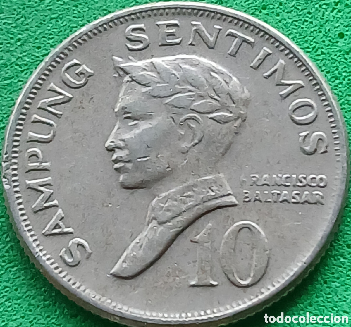 Monedas antiguas de Asia: Filipinas 10 centimos 1971 km#198