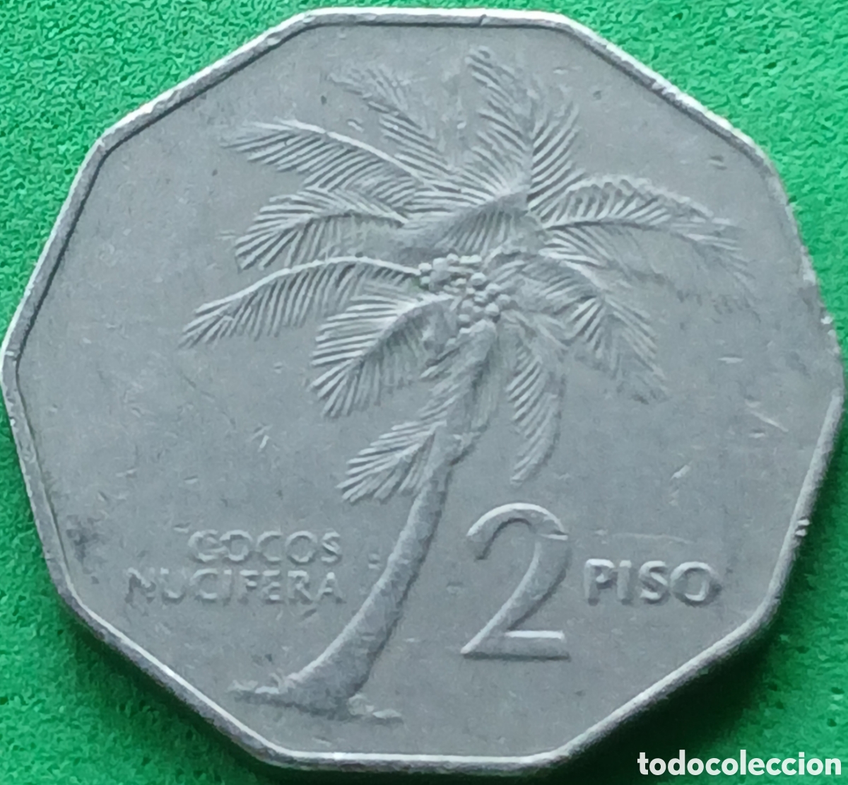 Monedas antiguas de Asia: Filipinas 2 pesos 1986 km#244 ESCASA