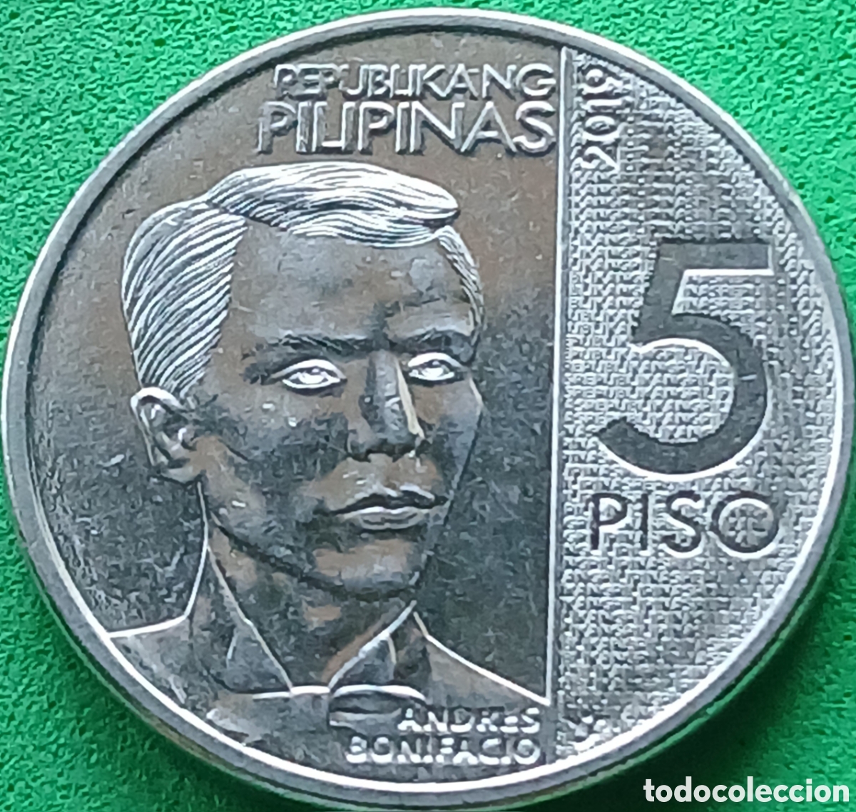 Monedas antiguas de Asia: Filipinas 5 pesos 2019 km#302