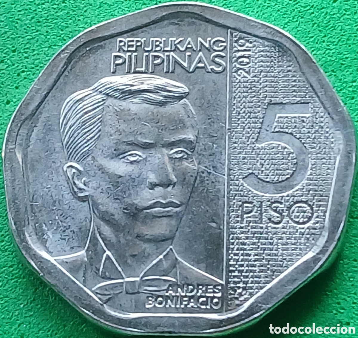 Monedas antiguas de Asia: Filipinas 5 pesos 2019 UC#2
