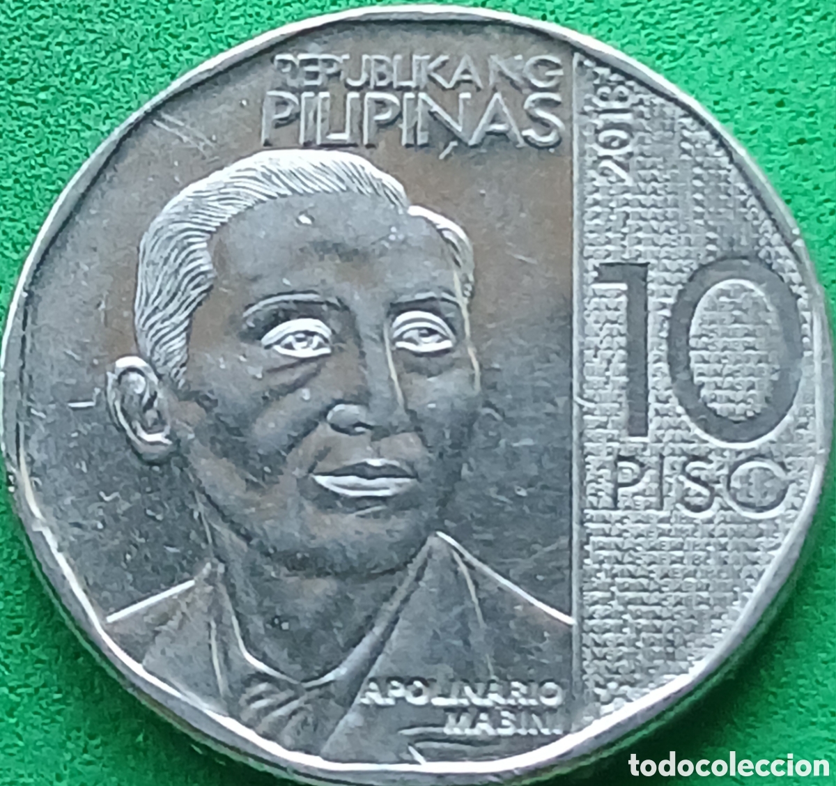 Monedas antiguas de Asia: Filipinas 10 pesos 2018 km#303