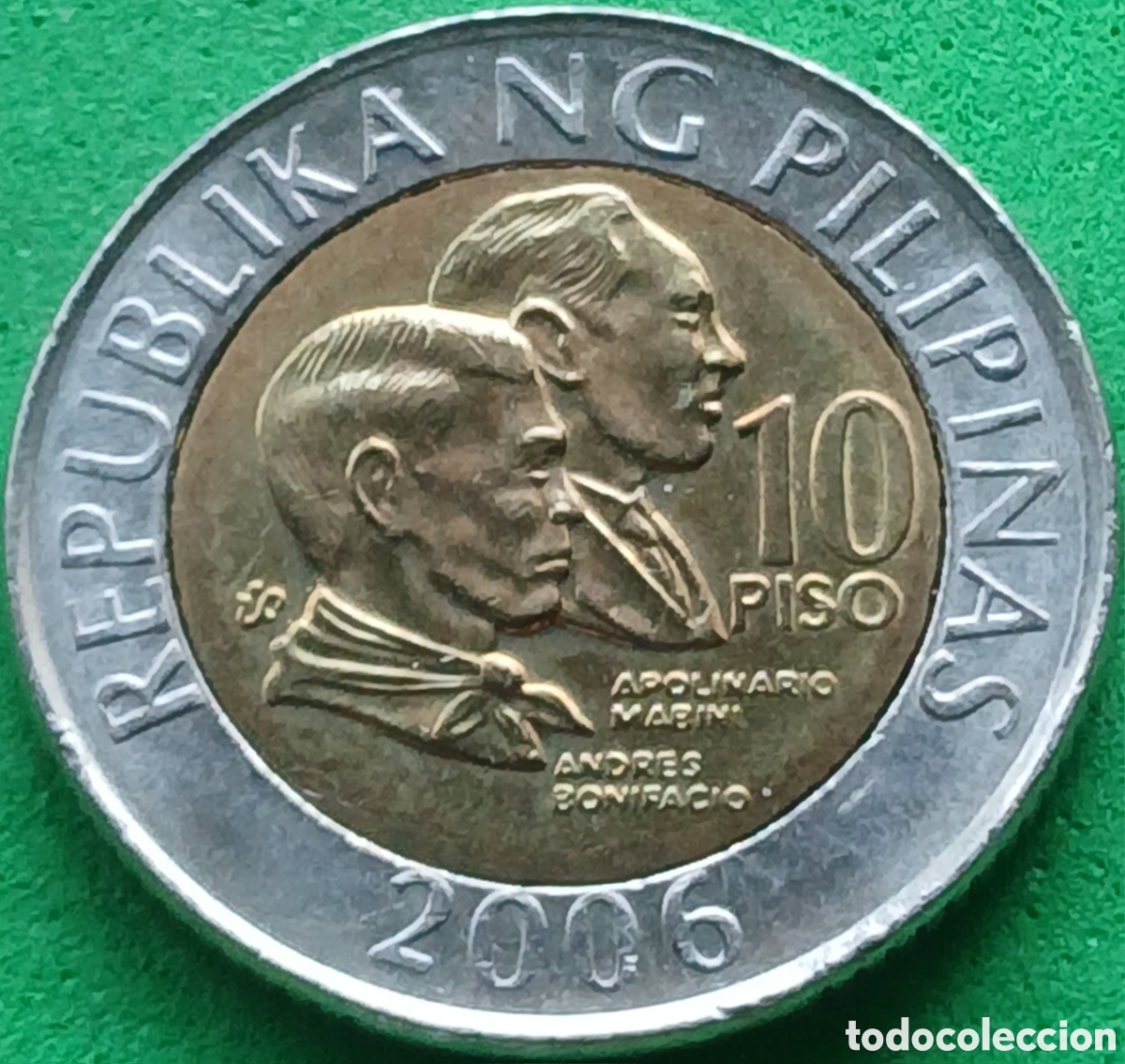Monedas antiguas de Asia: Filipinas 10 pesos 2006 km#278