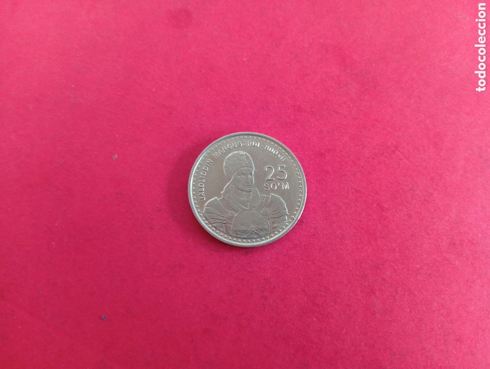 Monedas antiguas de Asia: 25 som de Uzbekist&aacute;n 1999