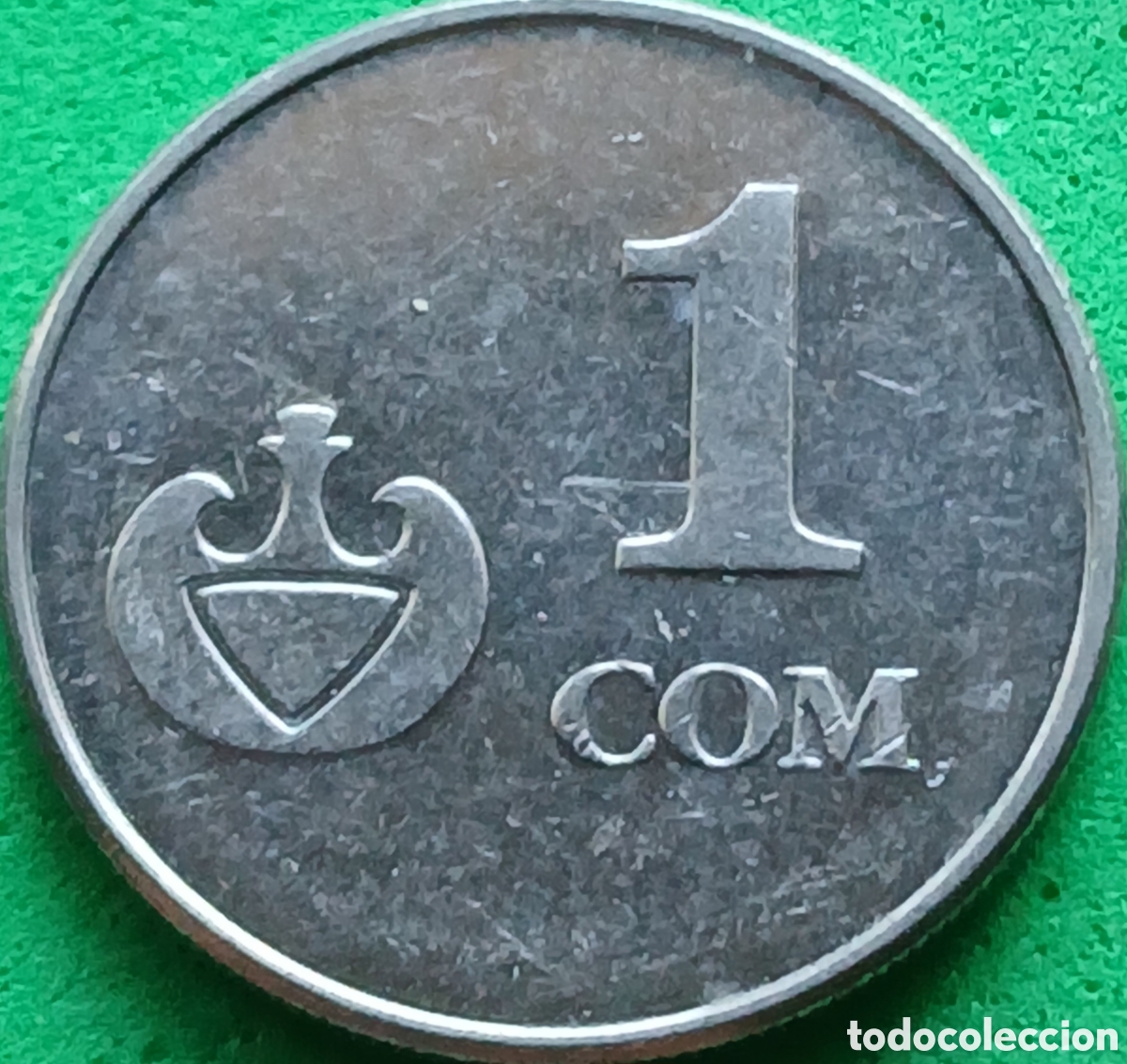 Monedas antiguas de Asia: Kirguist&aacute;n 1 som 2008 km#14