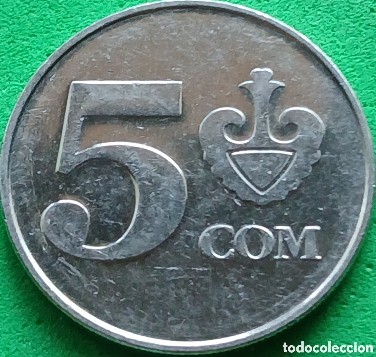 Monedas antiguas de Asia: Kirguist&aacute;n 5 sum 2008 km#16