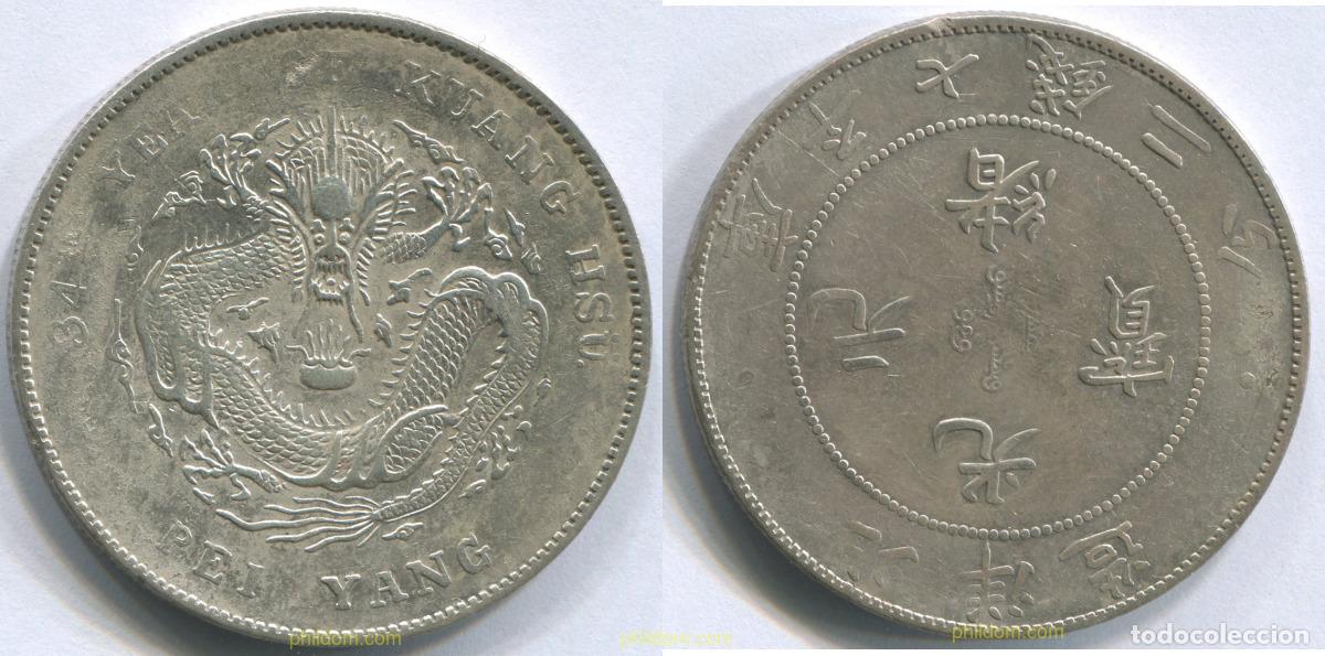 Monedas antiguas de Asia: 2958 CHINA 2023 CHINA 1 DOLLAR CHIHLI PROVINCE 1907 - 1908