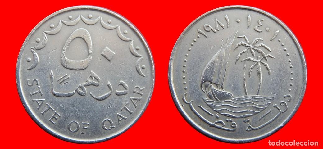 Monedas antiguas de Asia: 50 DIRHAMS 1981 QATAR-143987